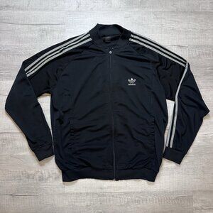 Vintage Y2K Adidas Originals SST Tracksuit Top Black Jacket Size Small Trefoil